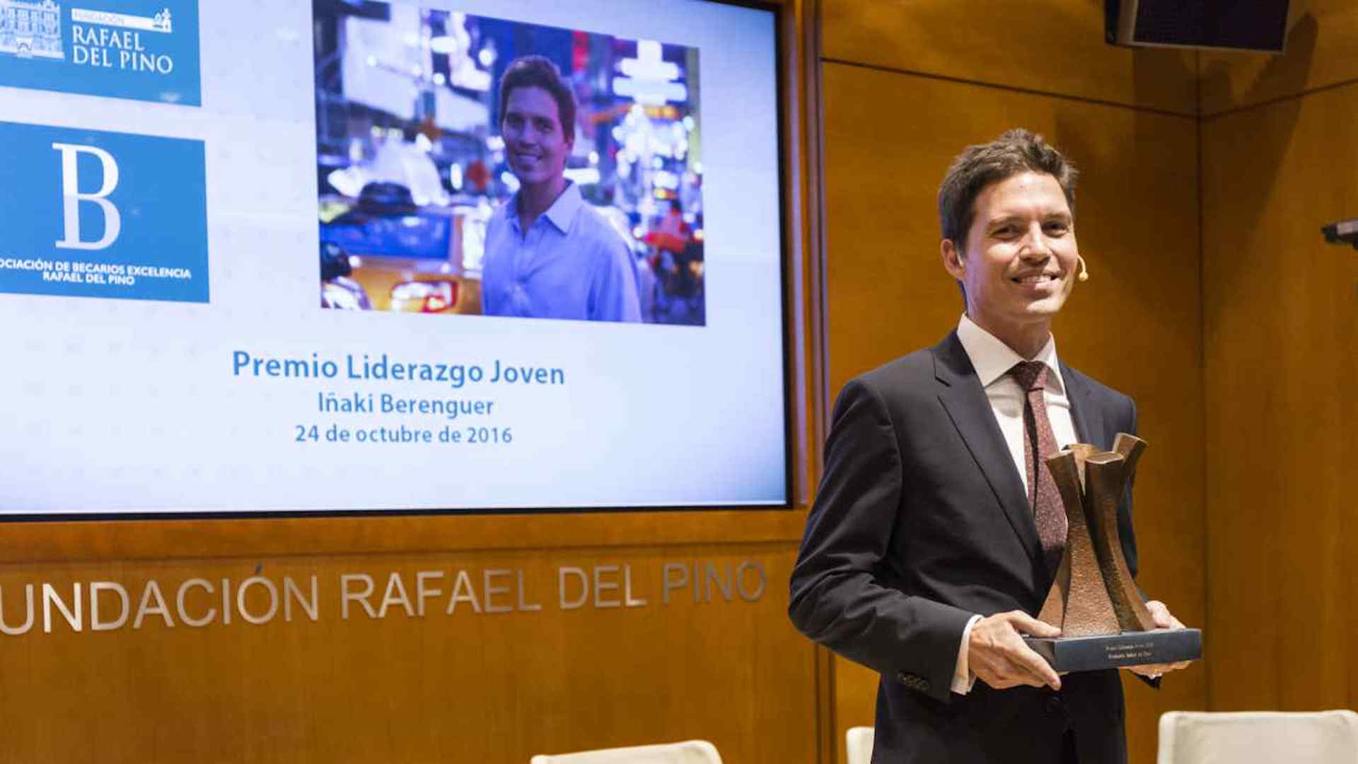 Premio Liderazgo Joven 2016 a Iñaki Berenguer